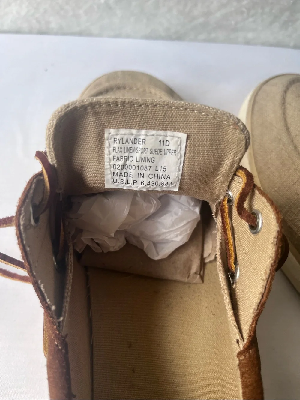 Polo Ralph Lauren Rylander Men Boat Shoe Sneaker Size 11D
